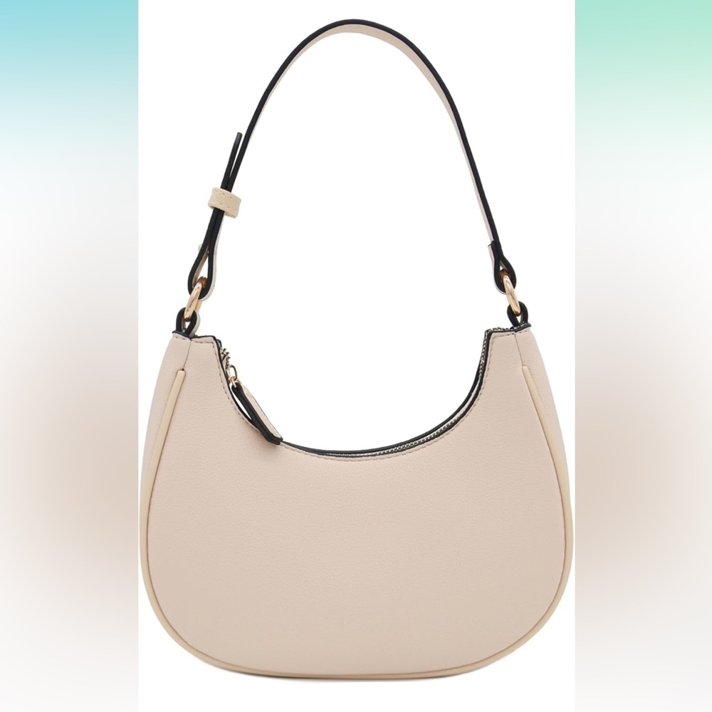 New cream white shoulder bag